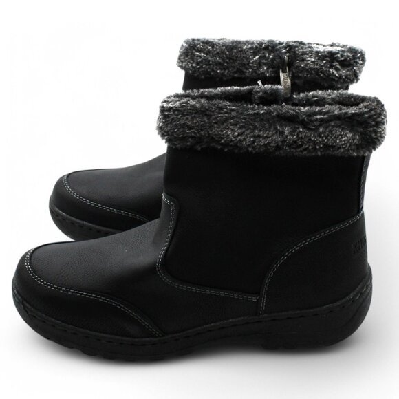 Khombu Women S Winter Snow Boots Warm Boots with Zipper Outdoor Easy Walking Sho - Picture 6 of 8